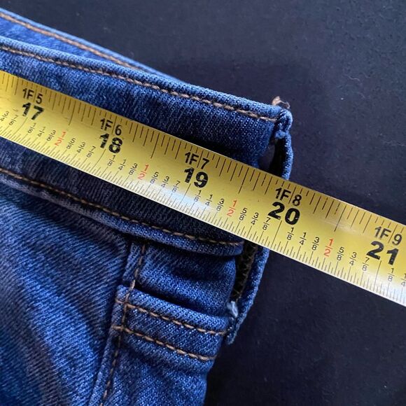 Old Navy 18P Relaxed Fit Dark Patchwork Jeans OG Loose, Cottagecore Chic OF-3 - Picture 7 of 10